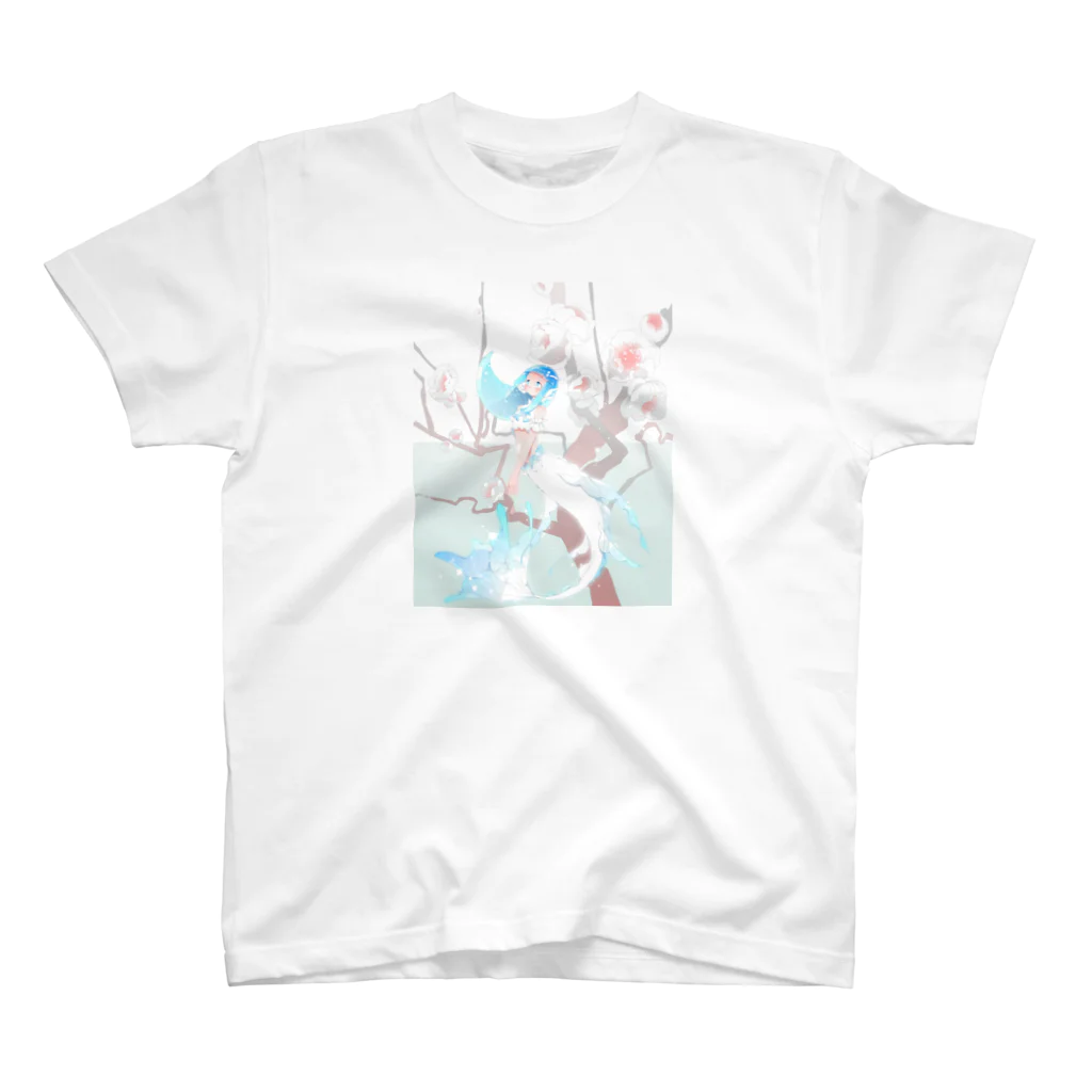 星花研究所の梅と水ちゃんシリーズ スタンダードTシャツ