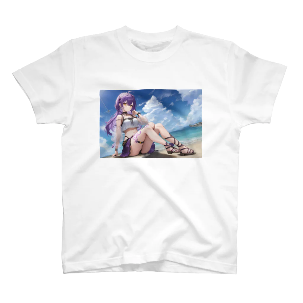 未来アニメスタジオのAIキャラクター15 Regular Fit T-Shirt