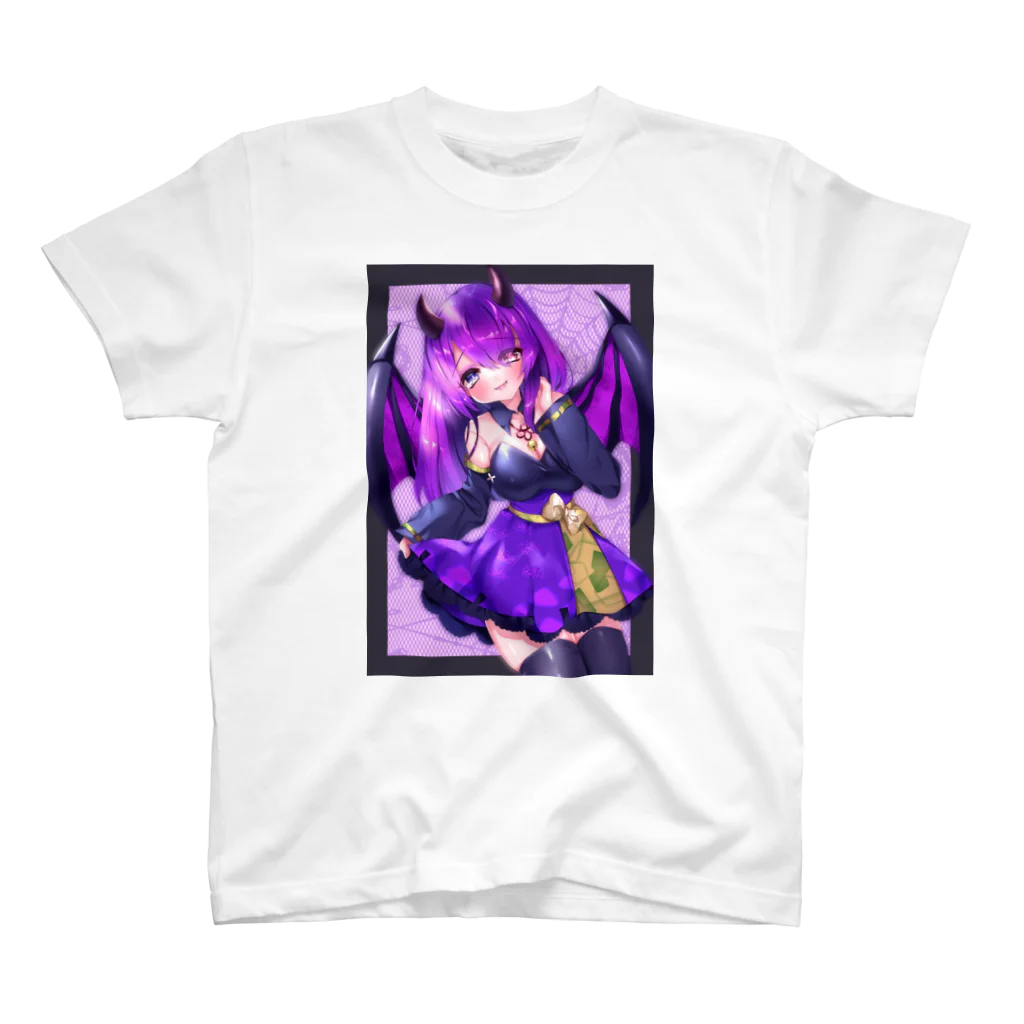 悪魔たぬきの黒娘の販売店！の可愛すぎる黒娘 スタンダードTシャツ