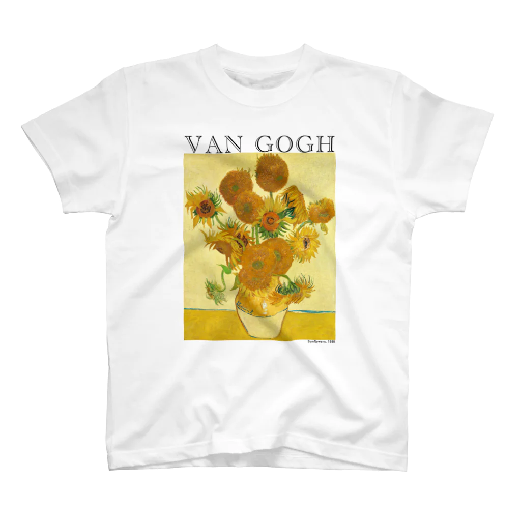 MUGEN ARTのゴッホのひまわり　Vincent Van Gogh / Sunflowers Regular Fit T-Shirt