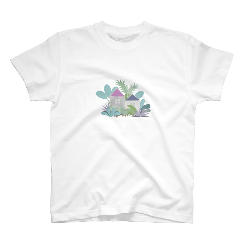 Katie（カチエ）の熱帯植物に囲まれた家 スタンダードTシャツ