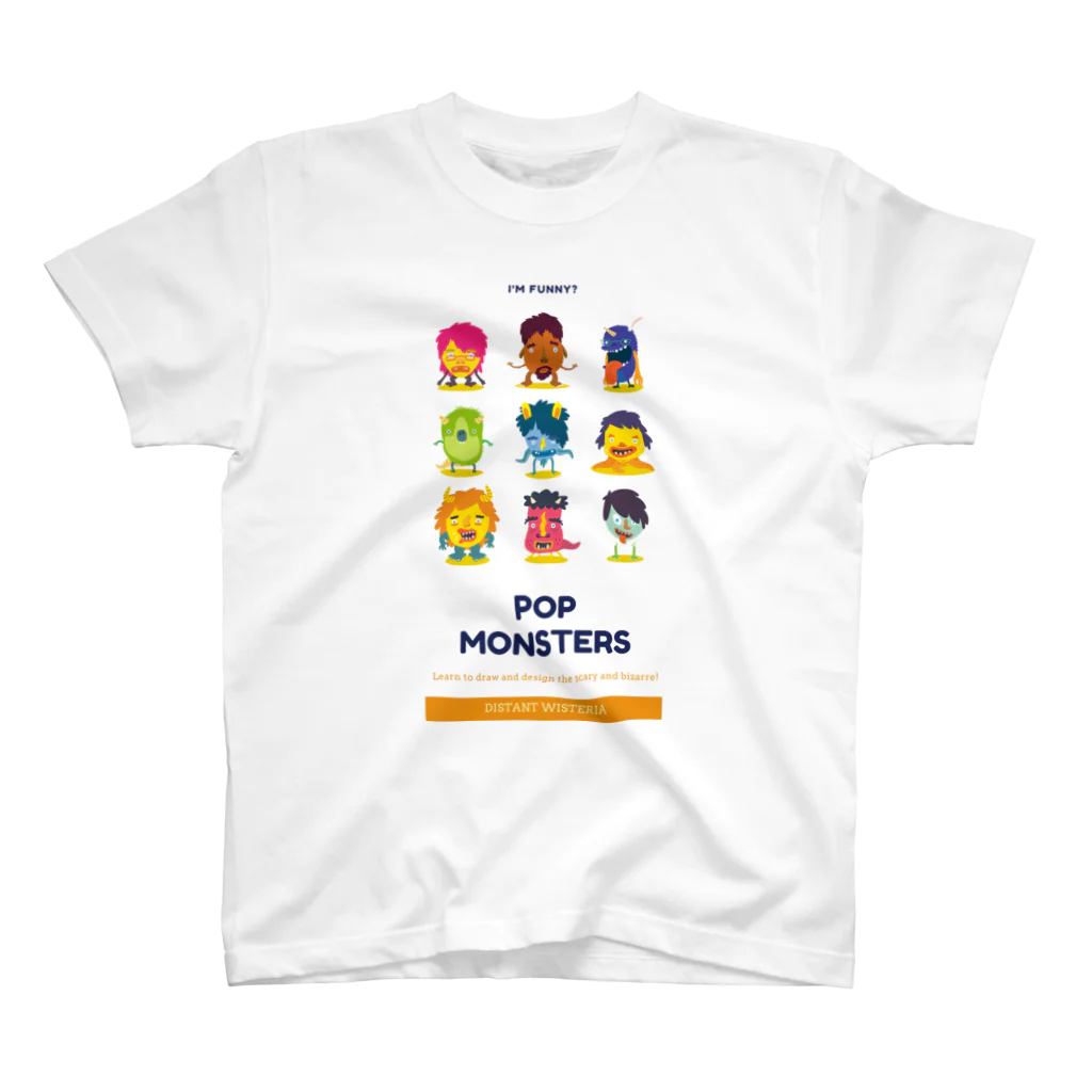 ディスタント ウィステリアのPOP　MONSTERS スタンダードTシャツ