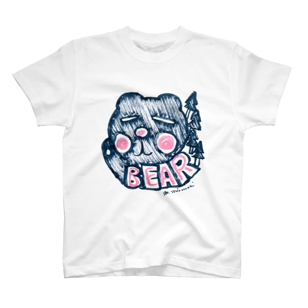 masahiro_minami_artのBEAR スタンダードTシャツ