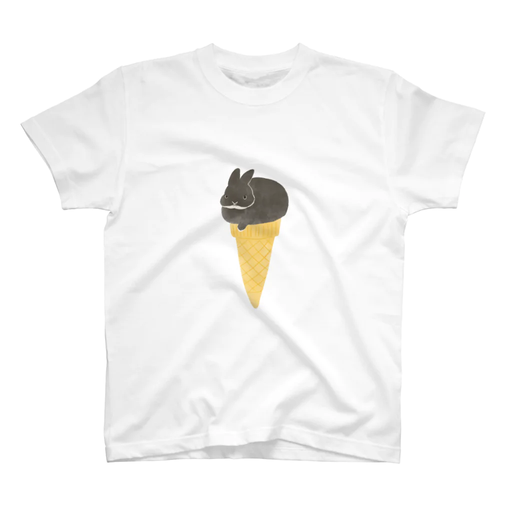 なるみさきのうさアイスクリーム(オター) スタンダードTシャツ