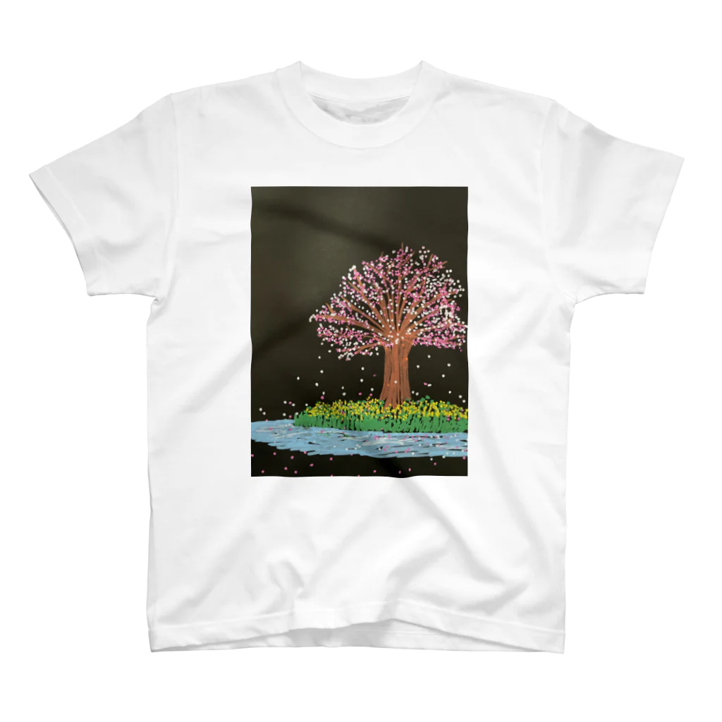 ちくわ村の桜 スタンダードTシャツ