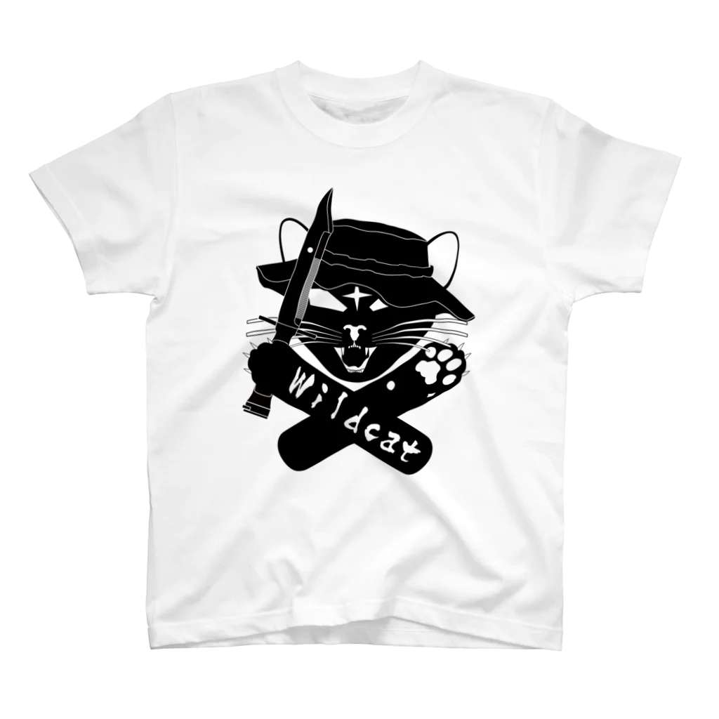 Y.T.S.D.F.Design　自衛隊関連デザインのwildcat スタンダードTシャツ