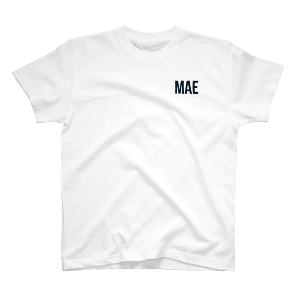 ○△□。のMAE&USHIRO(前後) スタンダードTシャツ