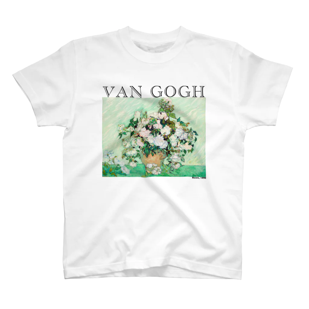 MUGEN ARTのゴッホ　薔薇（ばら）　Roses / Vincent Van Gogh スタンダードTシャツ