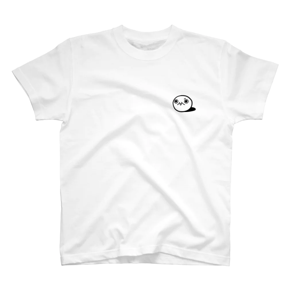 トシゾーのSUZURIのとこの凛々しいモチゾーワンポイント Regular Fit T-Shirt