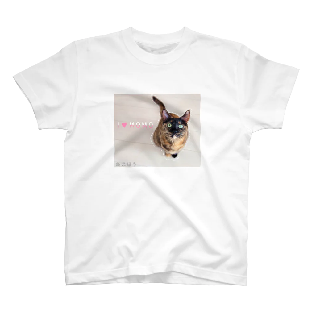 ねこほうチャンネル公式グッズのおしゃれモモっち スタンダードTシャツ