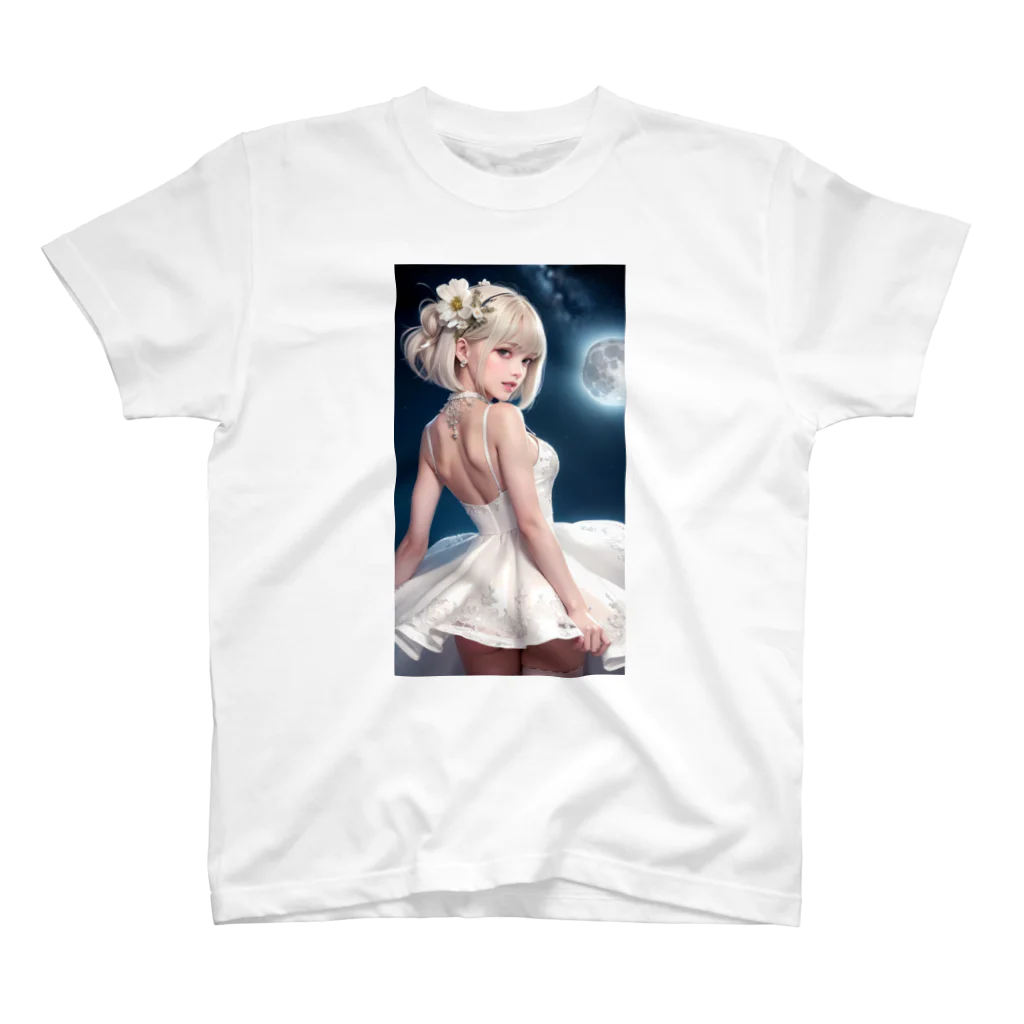 天乃鯱の月と少女 スタンダードTシャツ