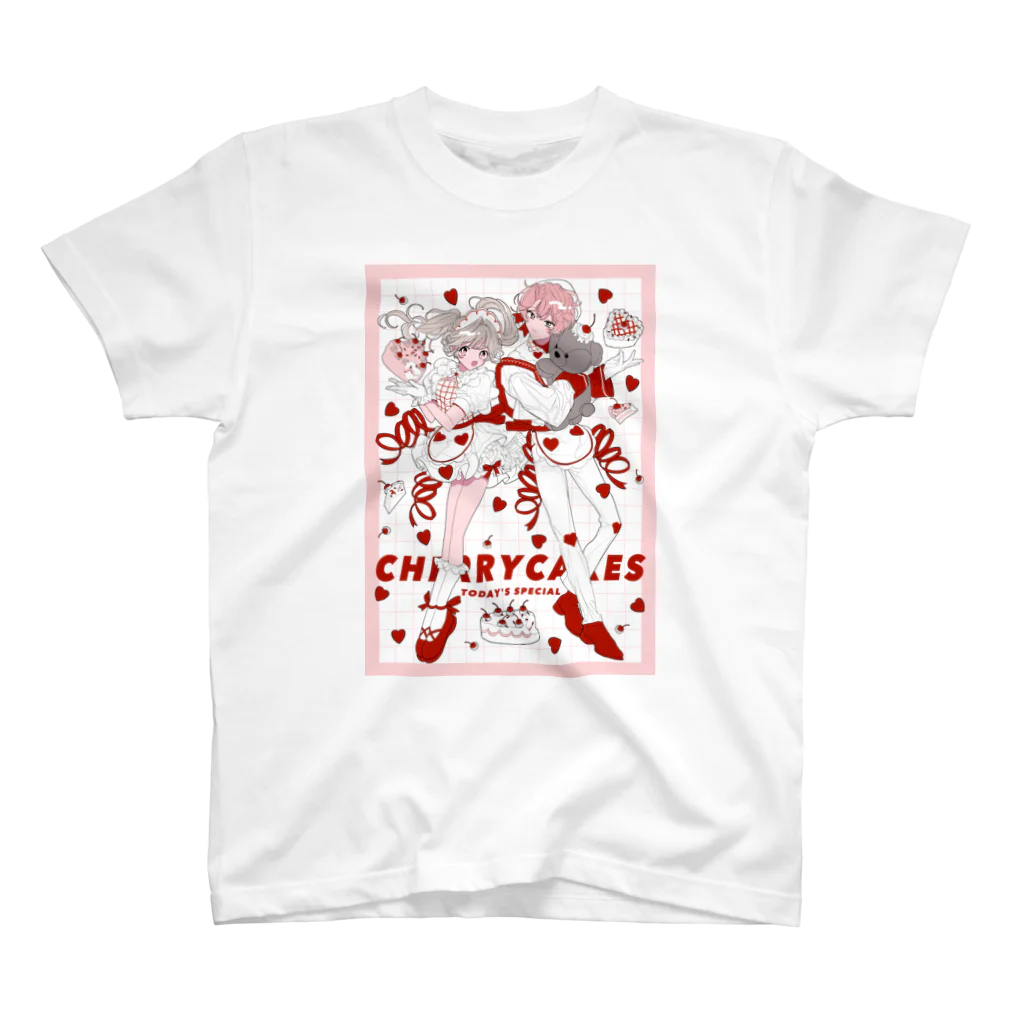 half-eaten ♡ cakeのmichimafu スタンダードTシャツ