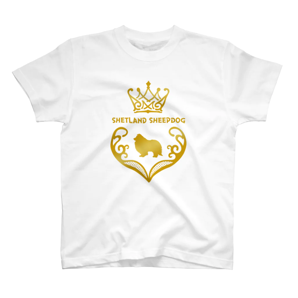 onehappinessのシェルティ　crown heart　onehappiness スタンダードTシャツ