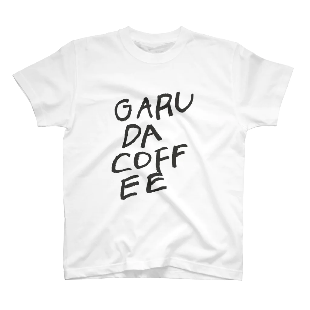 GARUDA COFFEEのGARUDA COFFEEブラックロゴシリーズ スタンダードTシャツ