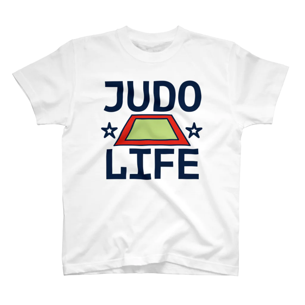 sports_tower スポーツタワーの柔道・JUDO・じゅうどう・グッズ・デザイン・武道・#Tシャツ・柔(やわら)の術・投げ技・固め技・当身技・格闘技・日本・柔術・男子・女子・かっこいい・かわいい・強靭・選手・柔よく剛を制す・世界・柔道場 スタンダードTシャツ