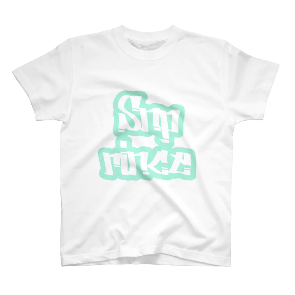 王子のアパレル SnprinceのGraffiti logo Snprince Regular Fit T-Shirt