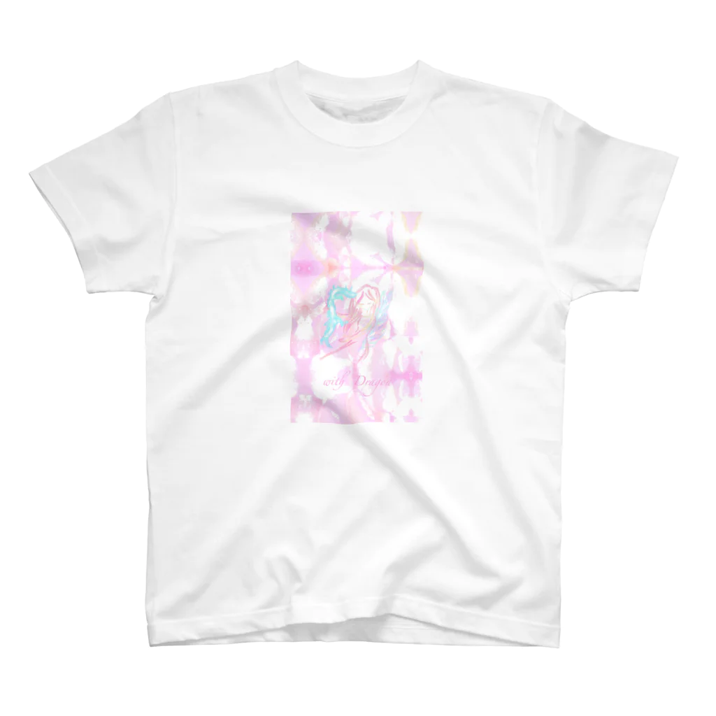 ちゃすみんwith Dragon&Angelのwith Dragon ちゃすみん Regular Fit T-Shirt