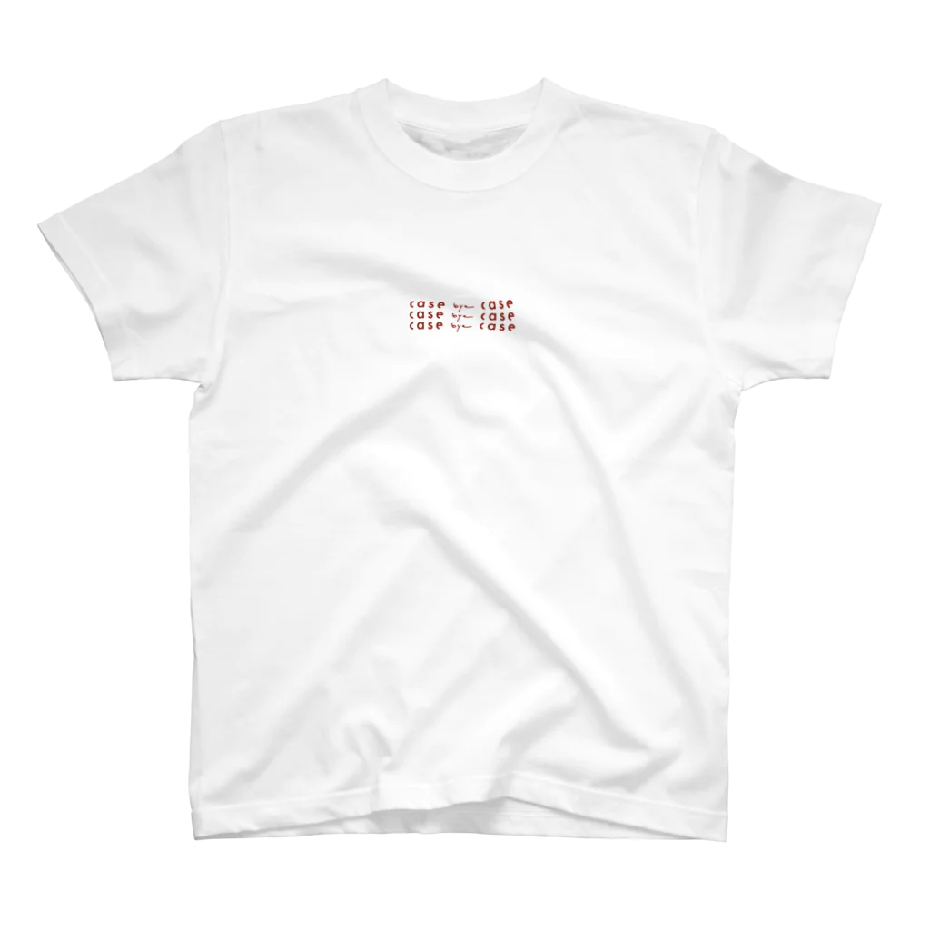 case bye caseの青い花瓶とイグアナ Regular Fit T-Shirt