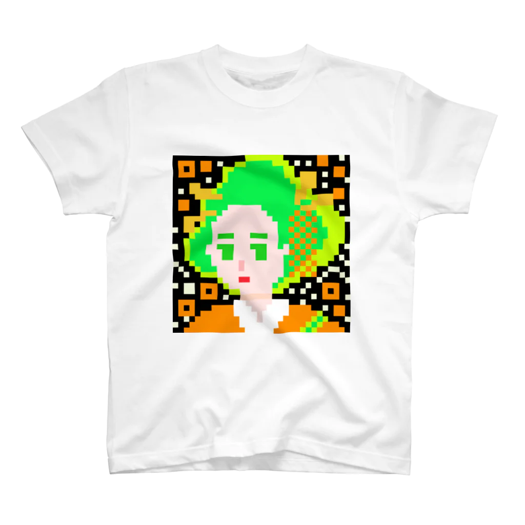 青天女AotennyoのPGC QR オレンジ スタンダードTシャツ