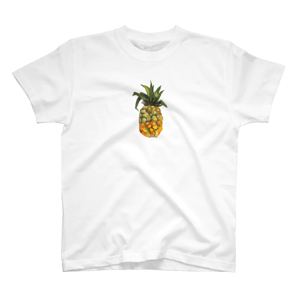 月餅SHOPのPINEAPPLE  Regular Fit T-Shirt