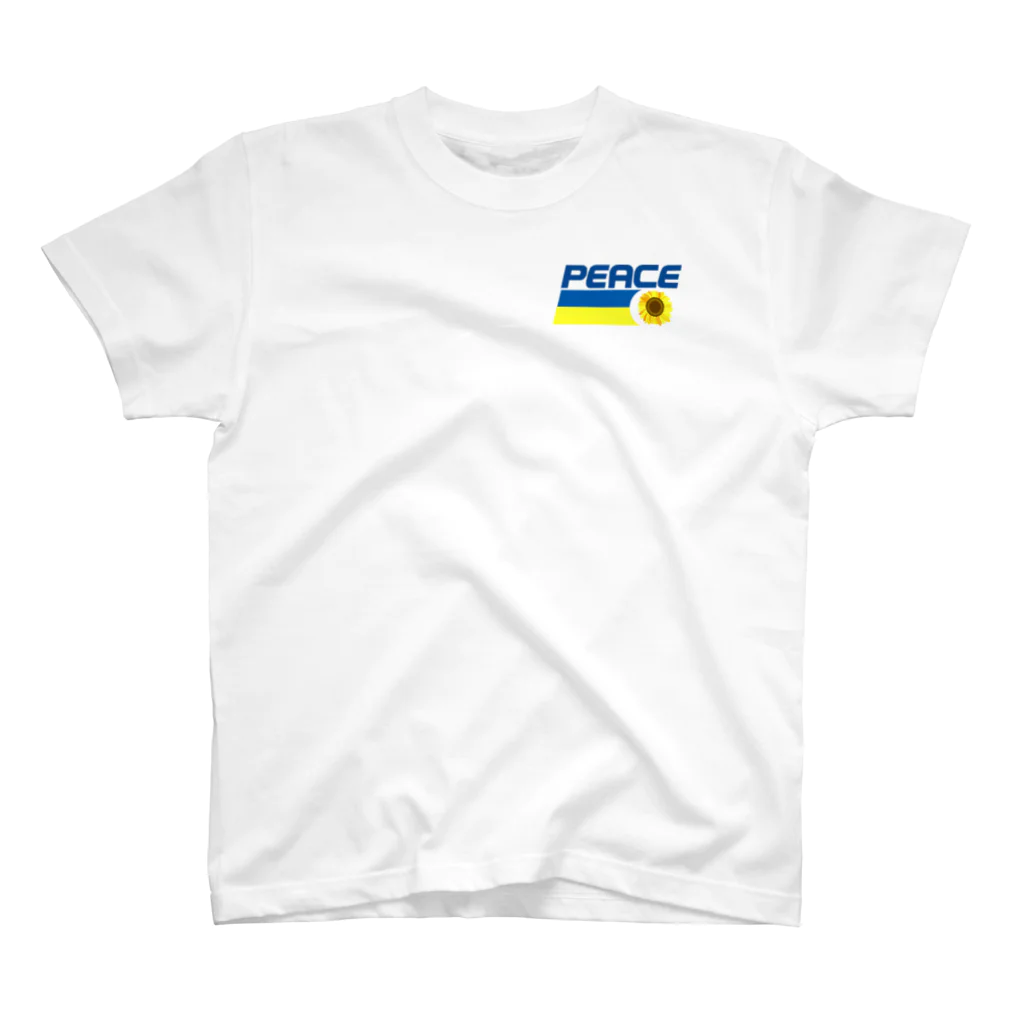 ACDesignのPEACE bloom Tシャツ Regular Fit T-Shirt