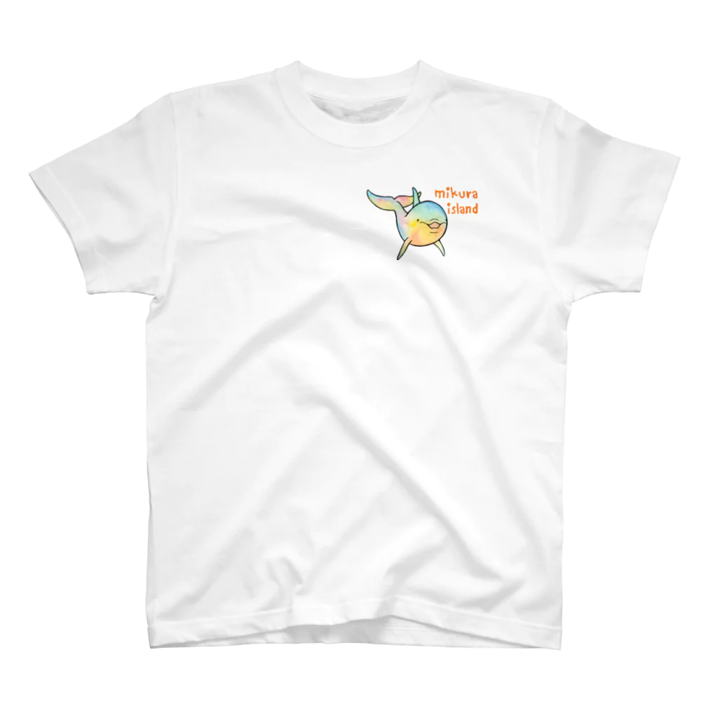 たじんのおみせのmikuraイルカ Regular Fit T-Shirt