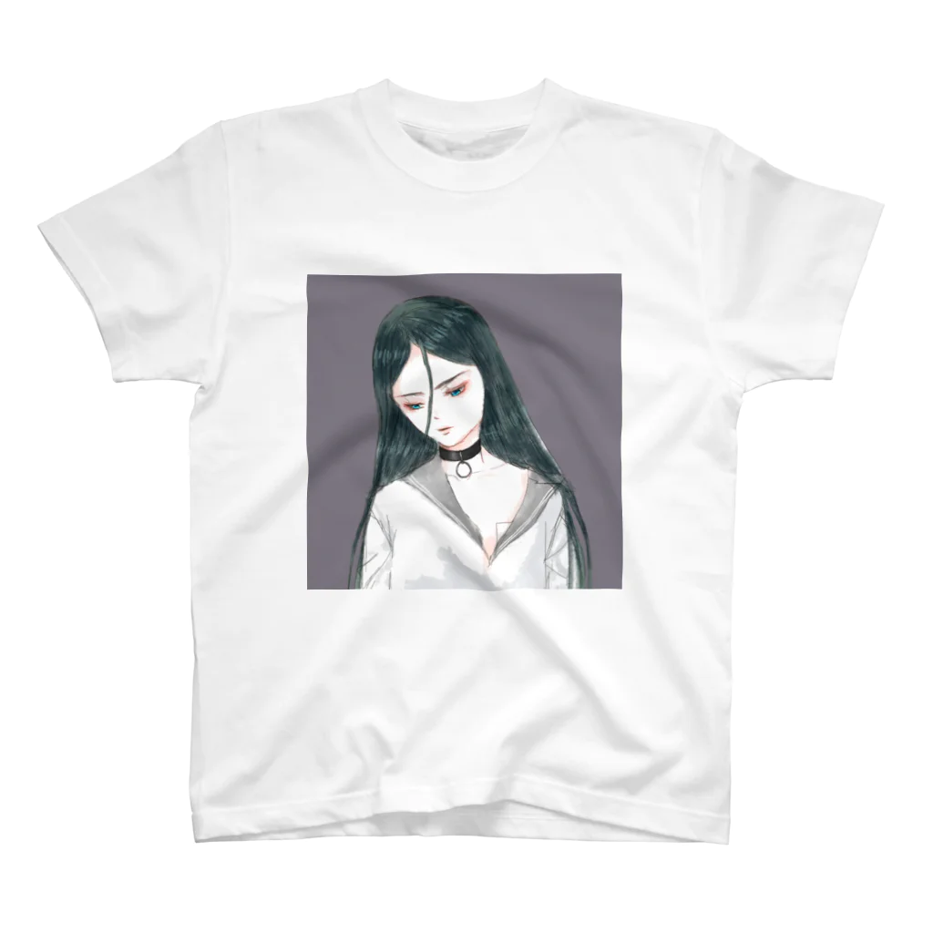 SRHTの首輪とセーラー服 スタンダードTシャツ