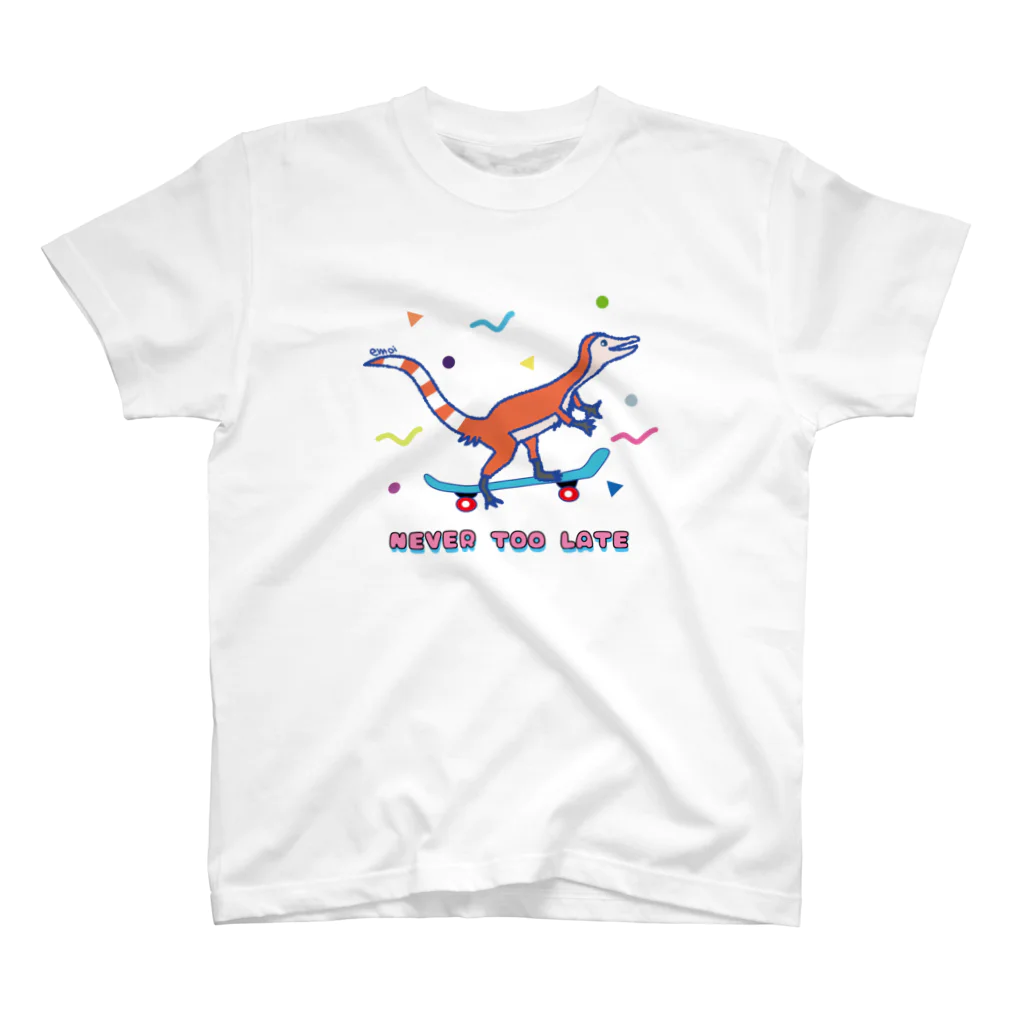 new syrupのNEVER TOO LATE スタンダードTシャツ