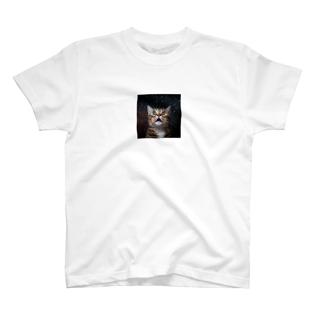 ねξびのSpacekitten Regular Fit T-Shirt