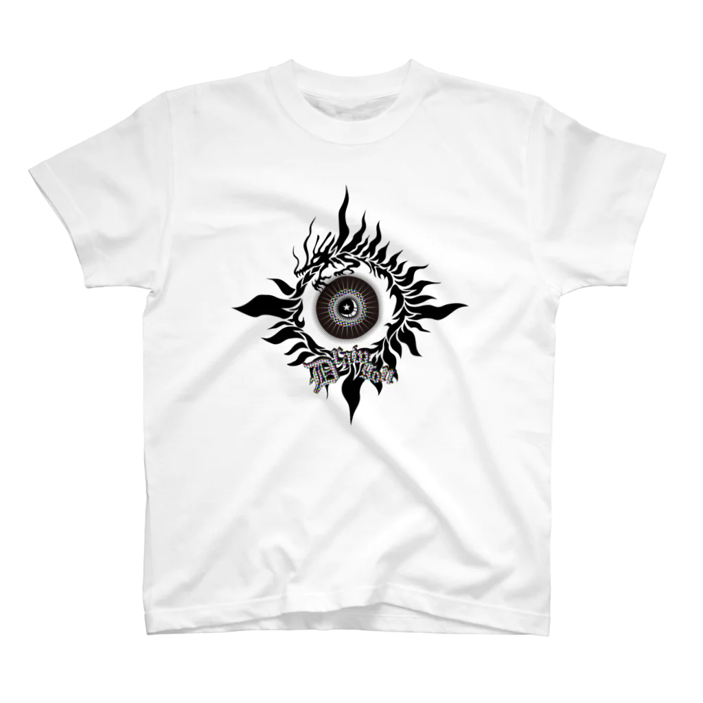 DrawgonのOuroboros Black スタンダードTシャツ