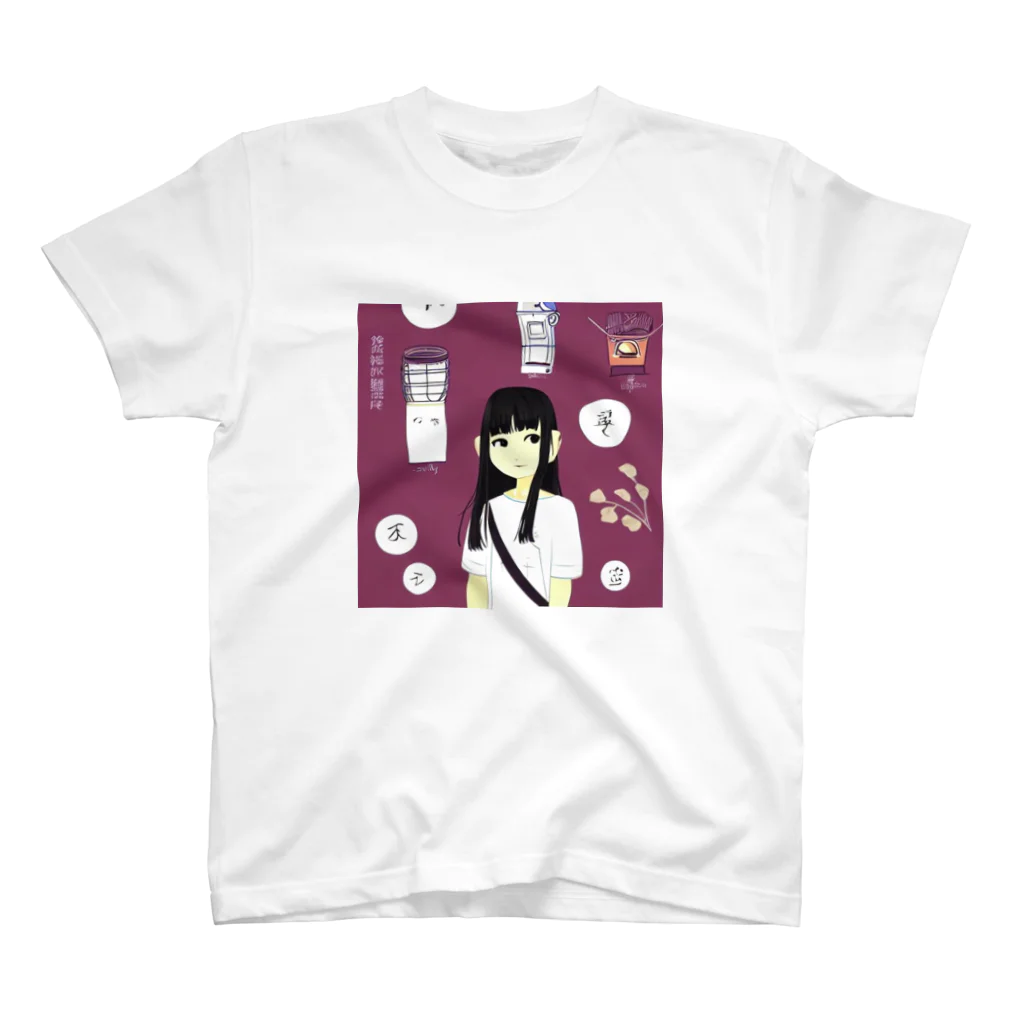 gekisobaのAI Girl2 Regular Fit T-Shirt