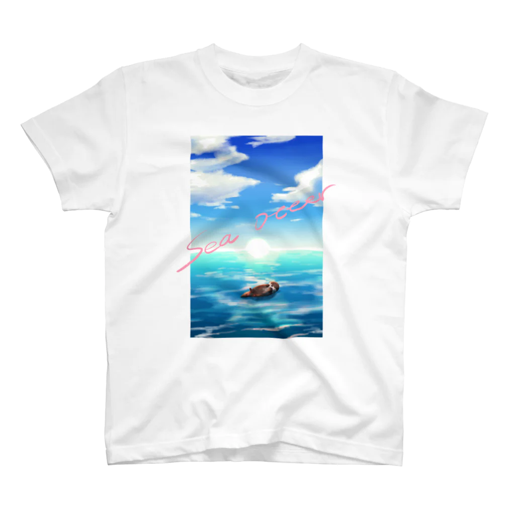 Rêverの海ラッコ スタンダードTシャツ