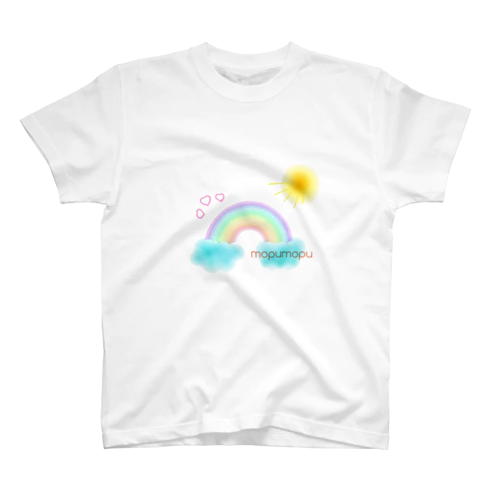 mopumopuのふんわりレインボー スタンダードTシャツ