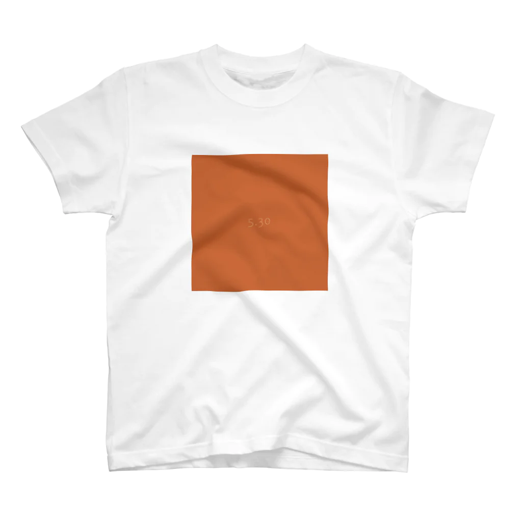 「Birth Day Colors」バースデーカラーの専門店の5月30日の誕生色「バーント・オレンジ」 Regular Fit T-Shirt