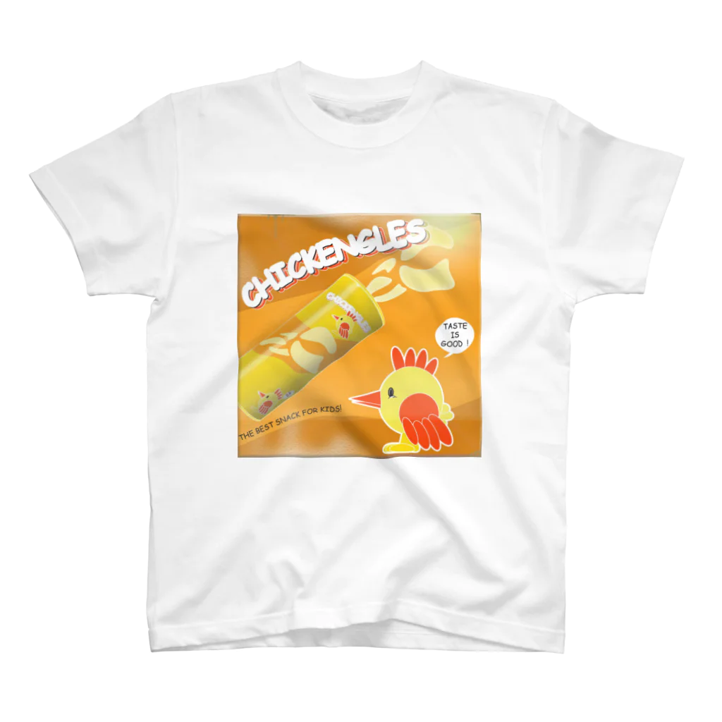 Son Claveのチキングルス (にわとりチップス) スタンダードTシャツ