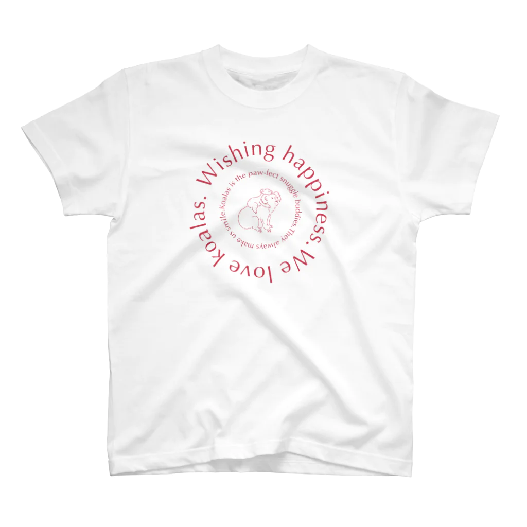 Maison Nagisaのまるロゴ親子コアラちゃん（りんご色） Regular Fit T-Shirt