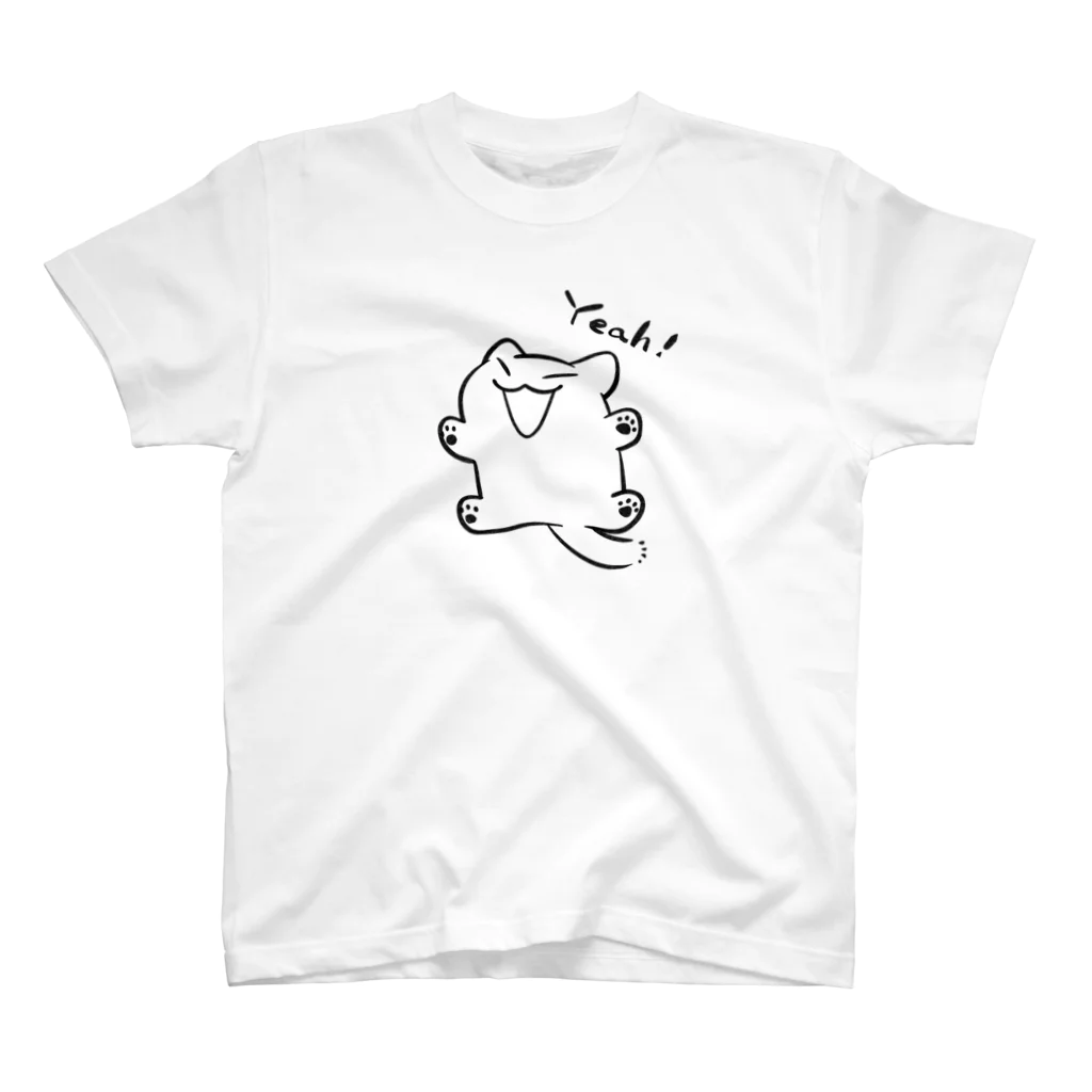 ふじひとのYeahネコ スタンダードTシャツ