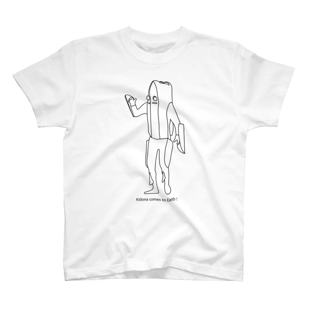 本舗っぽっぽっポゥの宇宙人キドナ スタンダードTシャツ