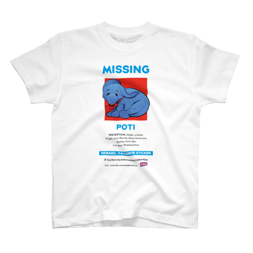 PHIの<MISSING> POTI スタンダードTシャツ