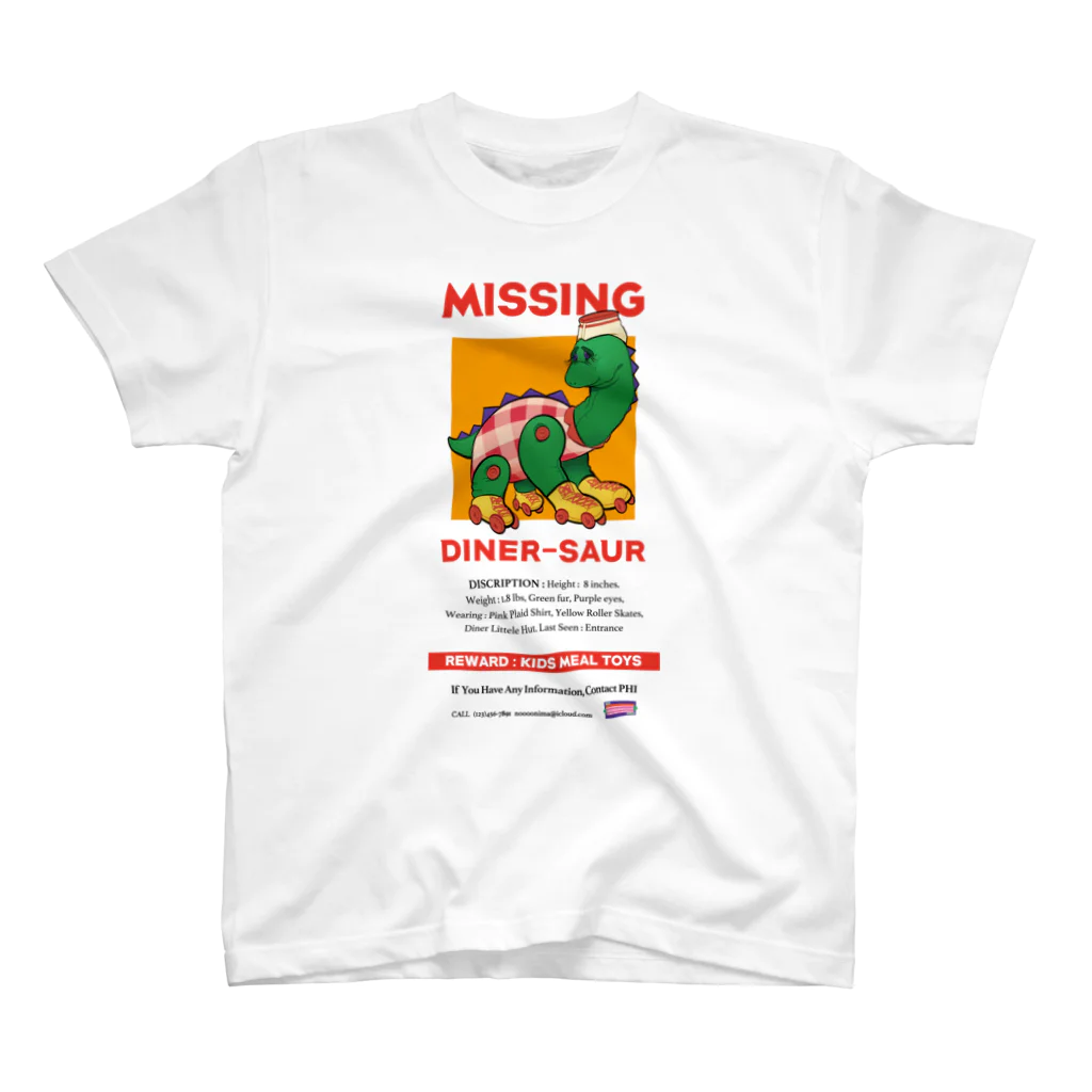 PHIの<MISSING> DINER-SAUR スタンダードTシャツ