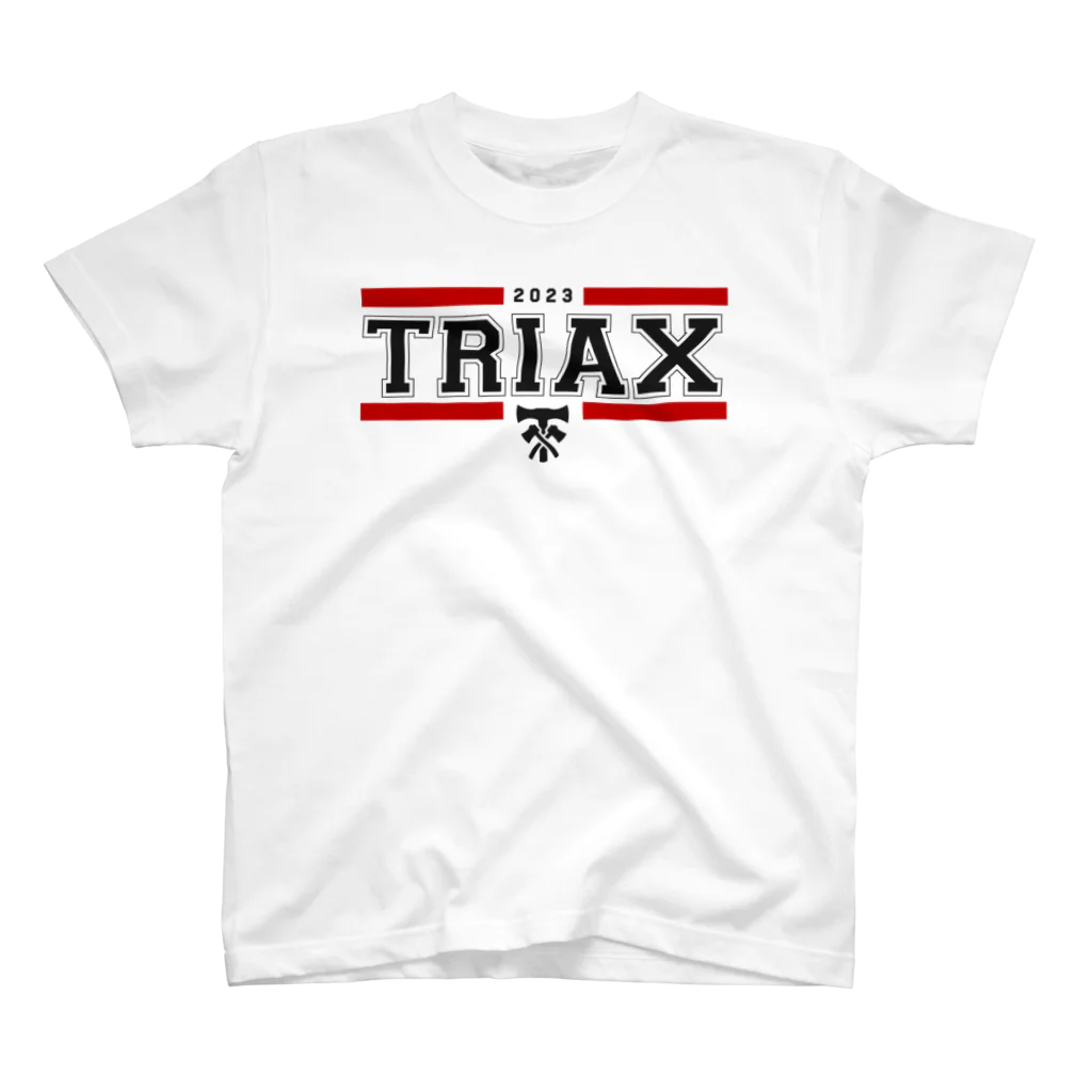 CLUB TRIAX  オフィシャルグッズショップのTRIAX White Regular Fit T-Shirt