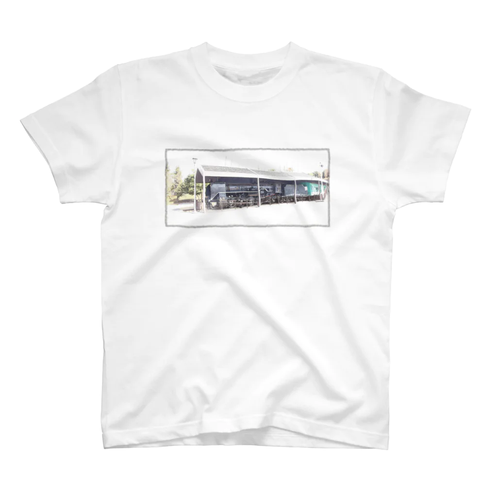 RickyArtの展示される機関車 スタンダードTシャツ