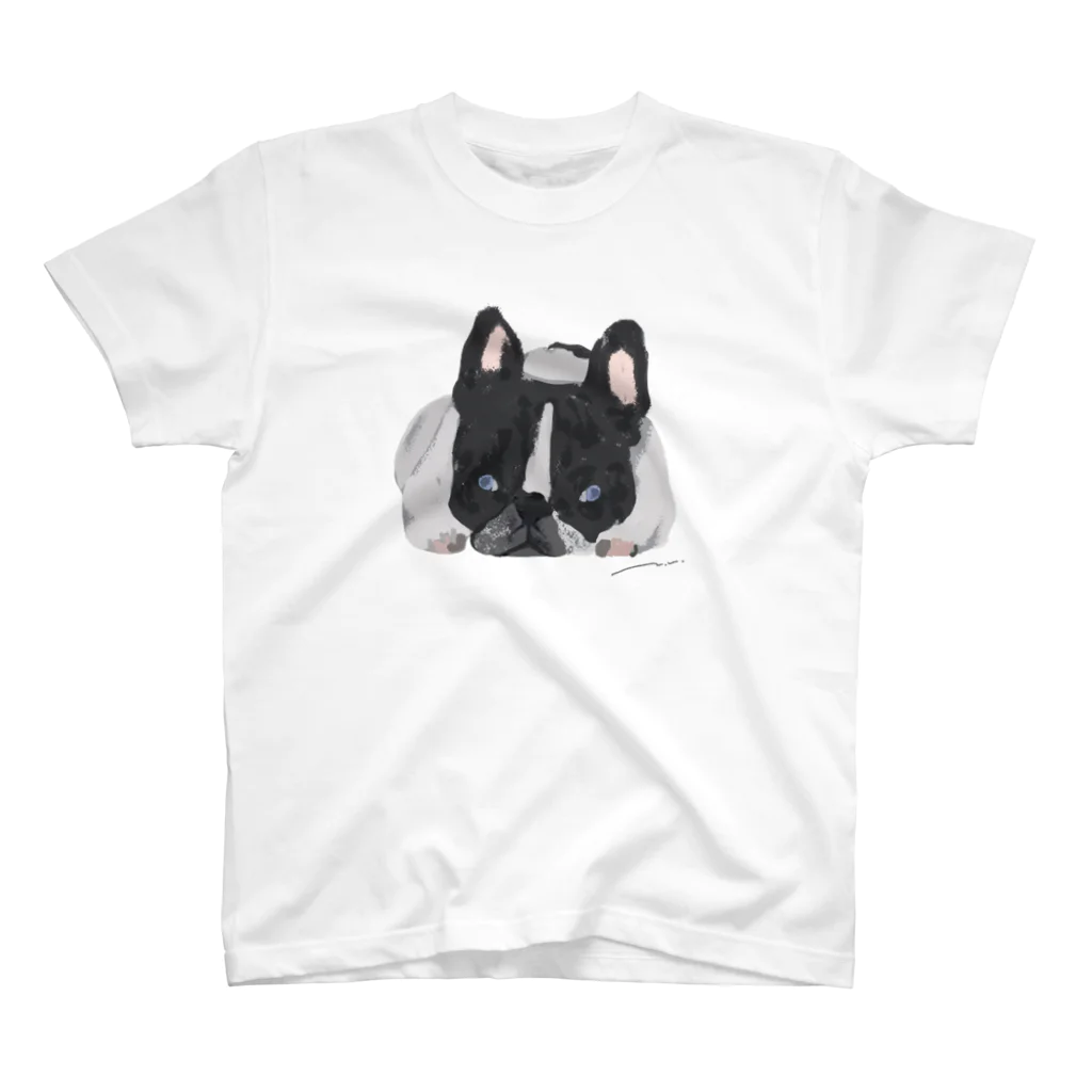 絵を描く人yuのフレンチブルドッグ｜frenchbulldog スタンダードTシャツ