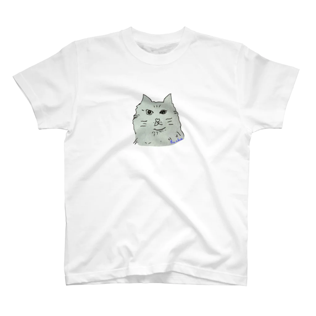 kinkarikoのブチャ猫 スタンダードTシャツ