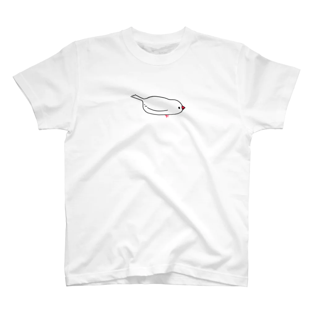 isisipのほふく前進する文鳥 Regular Fit T-Shirt