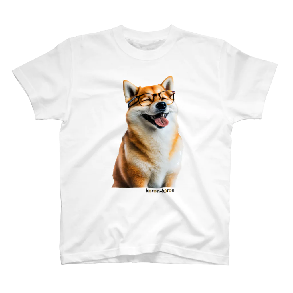 koron-koronの【柴犬】 Regular Fit T-Shirt