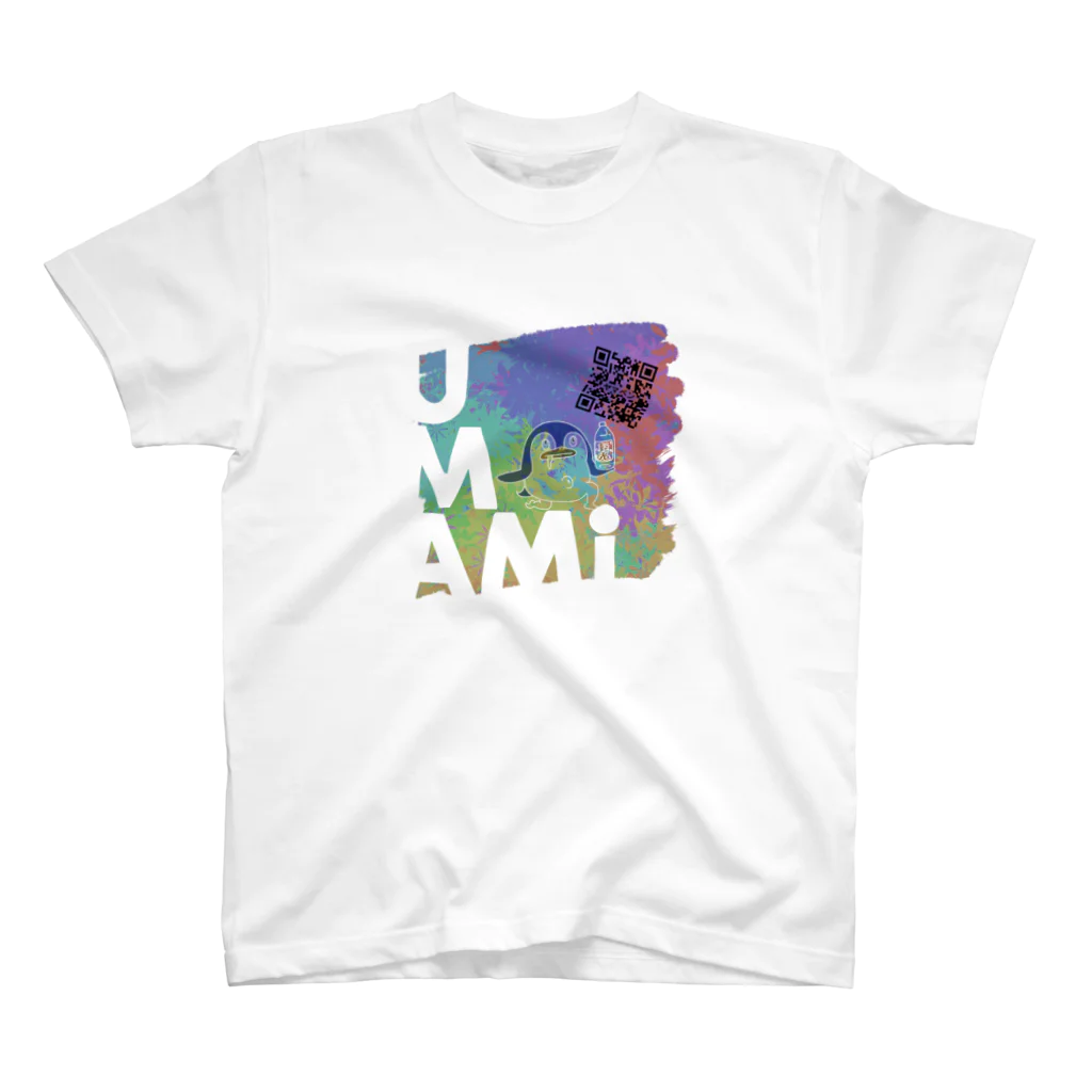 YAMAMOTO-NO-UMAMIのQRコード山ペン スタンダードTシャツ