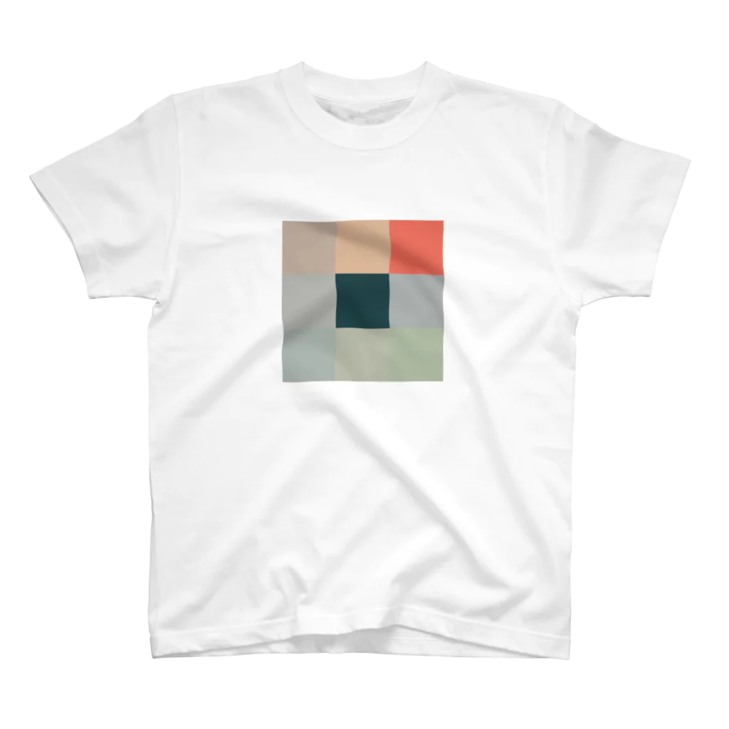 3×3 のドット絵の印象、日の出 - 3×3 のドット絵 スタンダードTシャツ