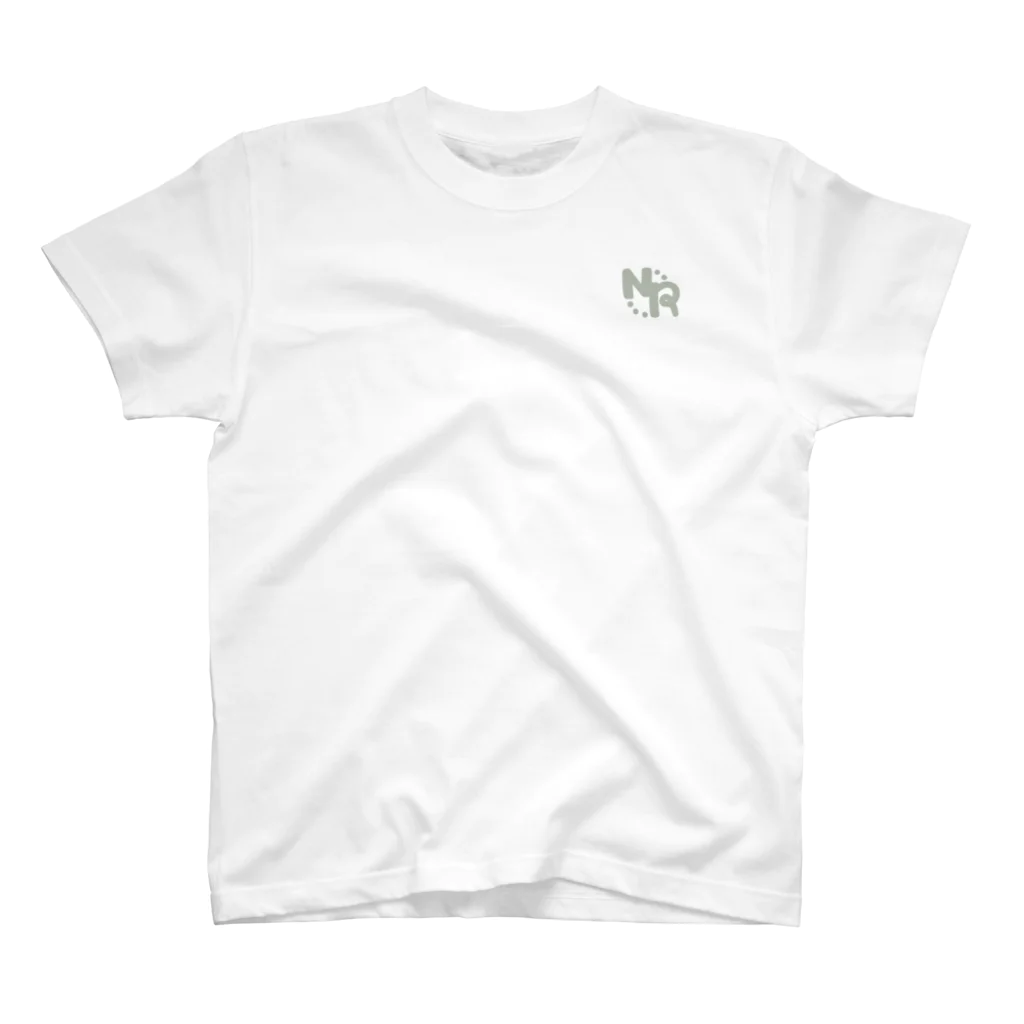 えりぴのおみせのNONBIRelax 切手ぽいやつ（green） スタンダードTシャツ