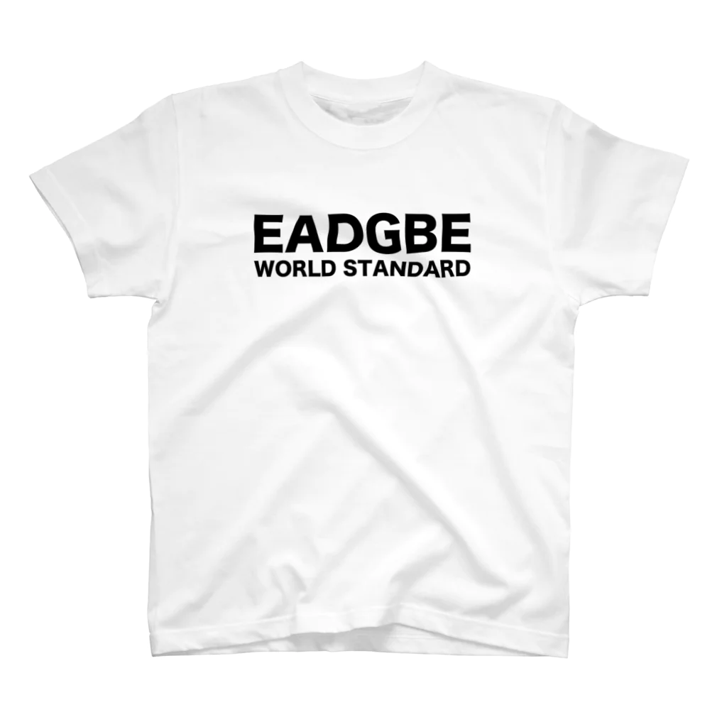 大賀ギタースクール - オフィシャルストアのEADGBE スタンダードチューニングTシャツ スタンダードTシャツ